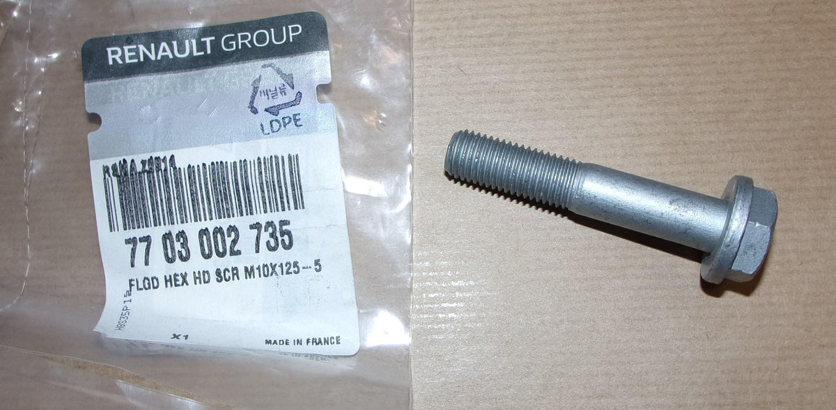 VIS DE ROTULE DE BRAS TRANSVERSAL RENAULT KANG 7703002735.