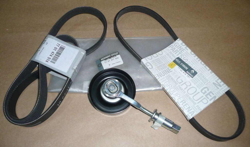 KIT DE COURROIE D'ACCESSOIRE.RENAULT VEL SATIS 7701477524.