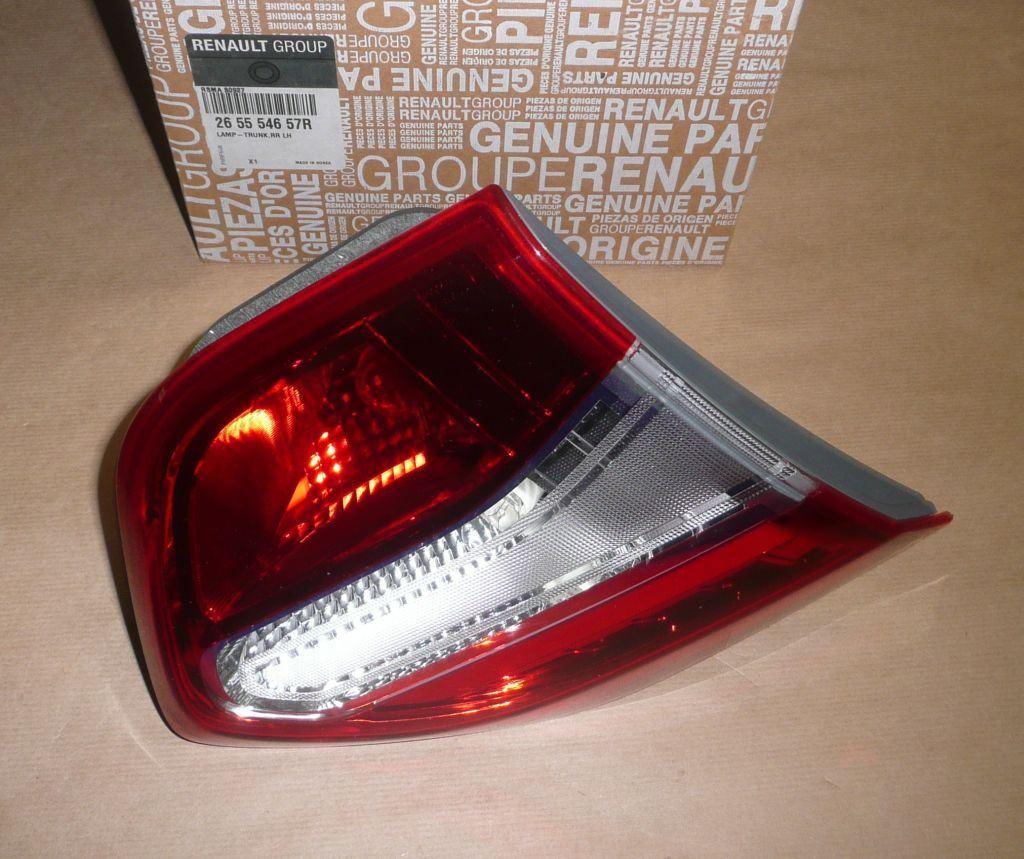 FEU ARRIERE RENAULT FLUENCE GAUCHE 265554657R.