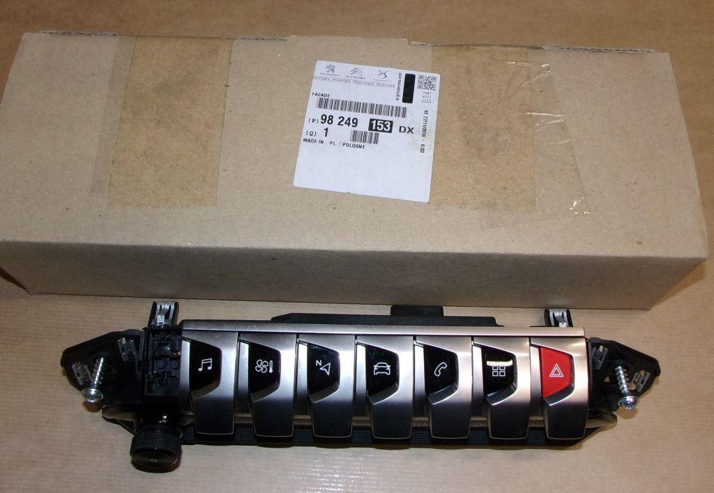 PANNEAU DE COMMANDE DE SOUFFLERIE PEUGEOT 5008 98249153DX.