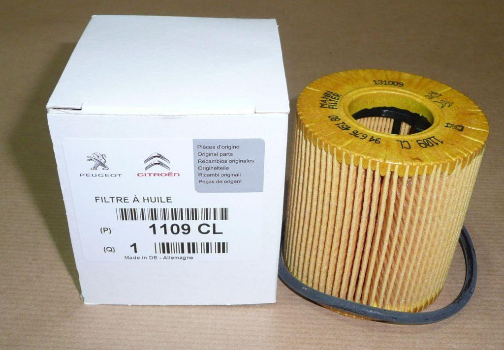 FILTRE A HUILE CITROEN,PEUGEOT 2.2 HDI 03.2004> 1109.CL 1109CL.