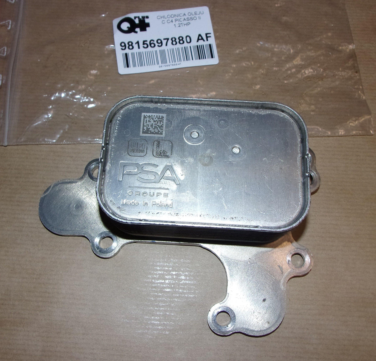 RADIATEUR D'HUILE CITROEN C4 PICASSO II 1.2THP 9815697880.