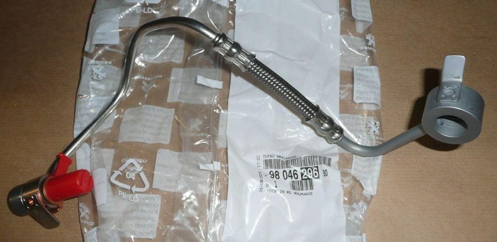 DURITES TURBO LUBRIFICATION CITROEN C5(X7),P50 9804629680.