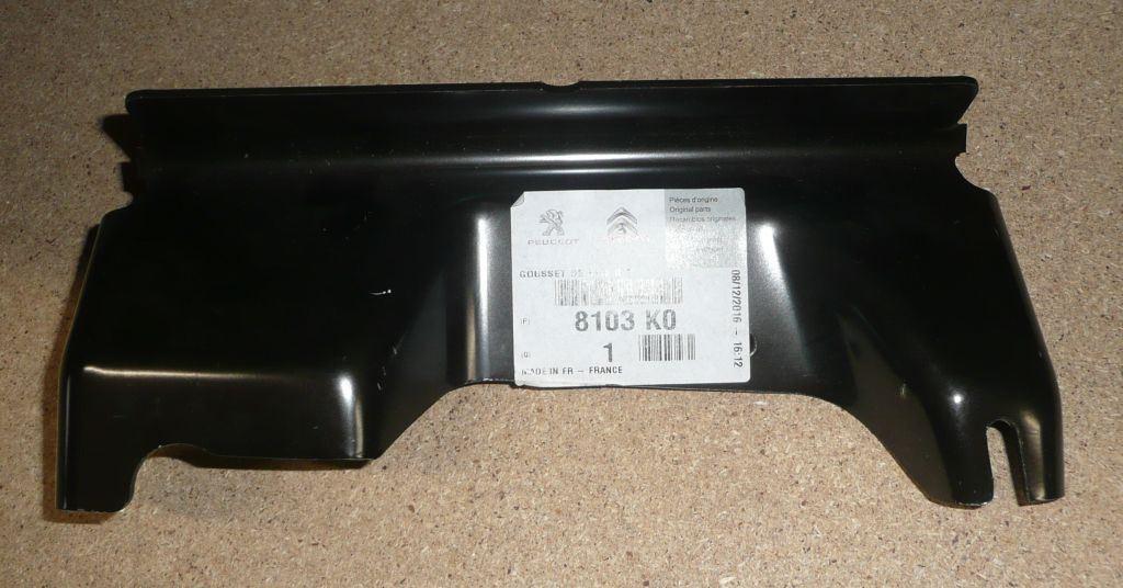 GOUSSET DE BAIE DE PARE.BRISE CITROEN BERLINGO 8103.K0 8103K0.