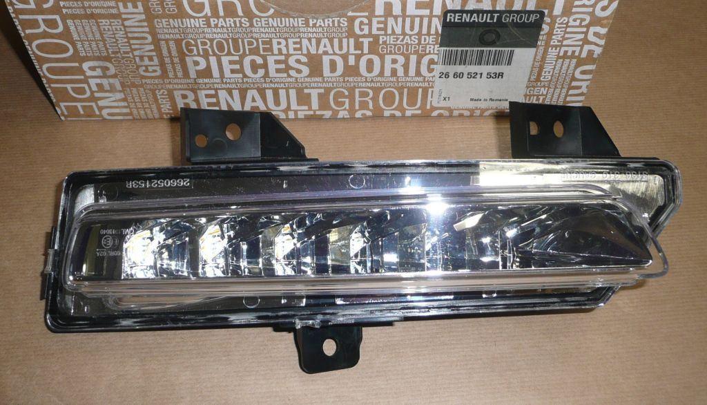 FEU DE JOUR LED RENAULT MEGANE III GAUCHE 266052153R.