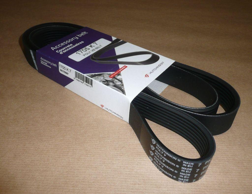 COURROIE TRAPÉZOIDALE.7PK1705 2.0DCI 119200054R.
