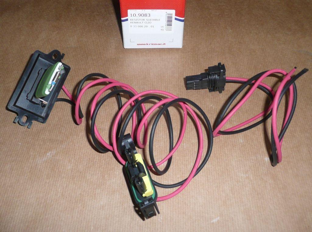 RÉSISTANCE A LA SOUFFLERIE RENAULT CLIO III 7701209803.