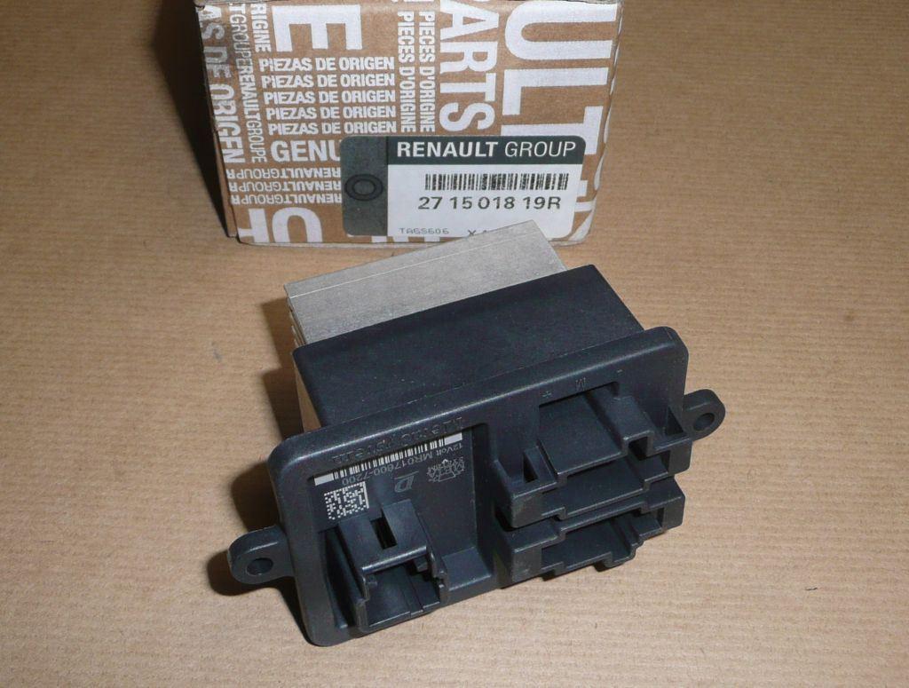 RÉSISTANCE DE VENTILATEUR RENAULT CAPTUR 0.9TC 271501819R.
