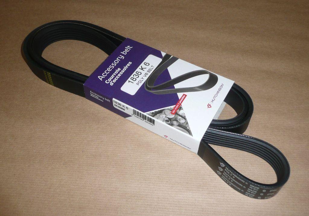 COURROIE TRAPÉZOIDALE.6PK1836 2.2,2.5DCI 8200466868.
