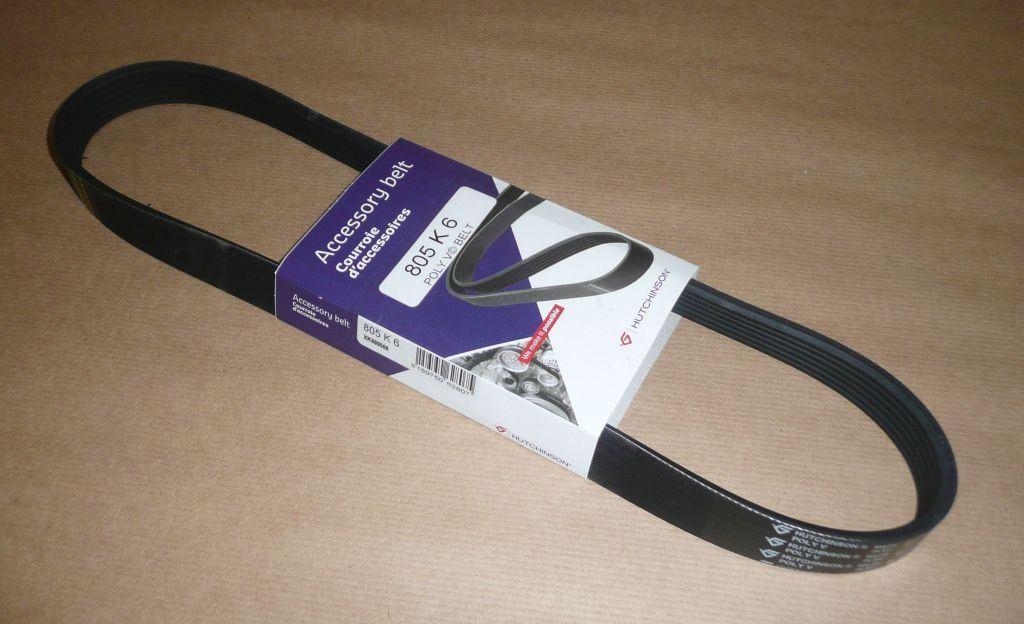 COURROIE TRAPÉZOIDALE.6PK805 1.4,1.6HDI 5750.FT 5750FT.