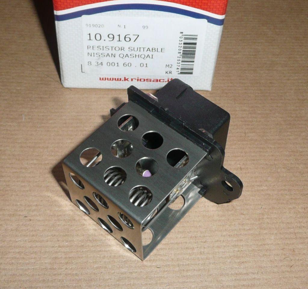 RÉSISTANCE DE VENTILATEUR RENAULT FLUENCE,LATI 214936501R.