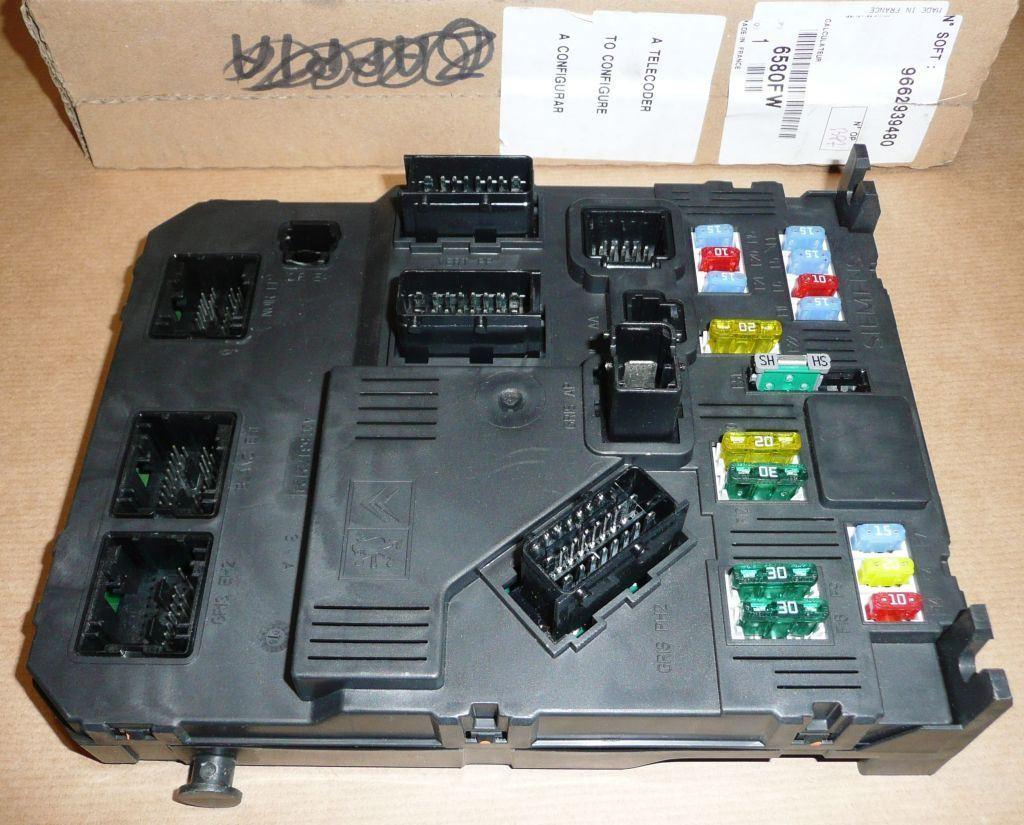 BOÎTE A FUSIBLES PEUGEOT 407 6580.FW 6580FW.