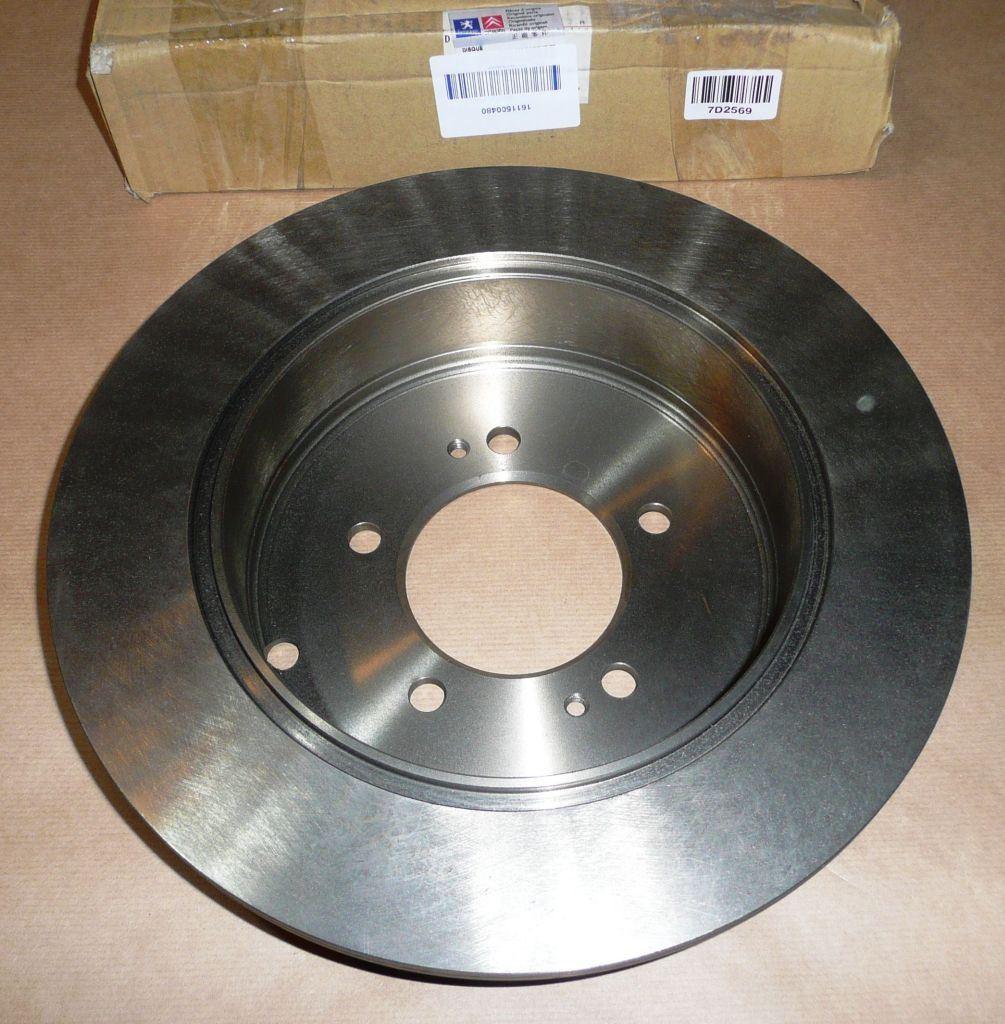DISQUE DE FREIN.PEUGEOT 4007 ARRIERE 1611500480.