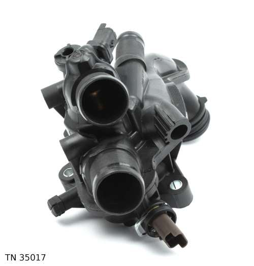 Thermostat avec boîtier pour Citroën et Peugeot 1.4 / 1.6 16V EP, 4 broches, deux capteurs, montage F — TN 35017 — vue 4