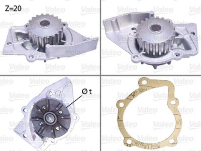 Pompe à eau, refroidissement du moteur — Valeo 506575