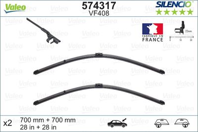 Balai d'essuie-glace — Valeo 574317