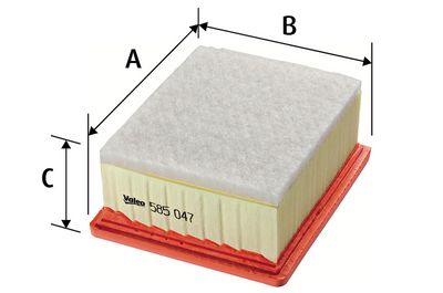 Filtre à air — Valeo 585047