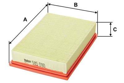 Filtre à air — Valeo 585090