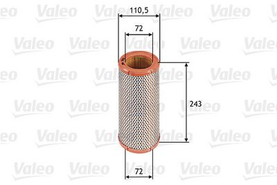 Filtre à air — Valeo 585612