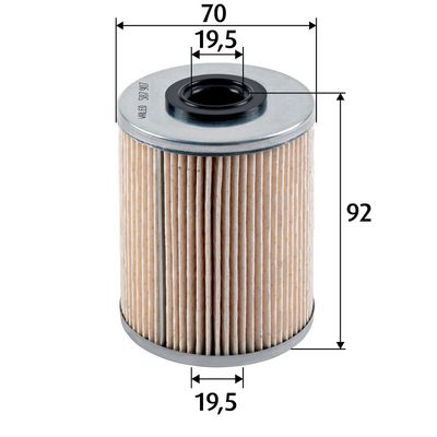 Filtre à carburant — Valeo 587907