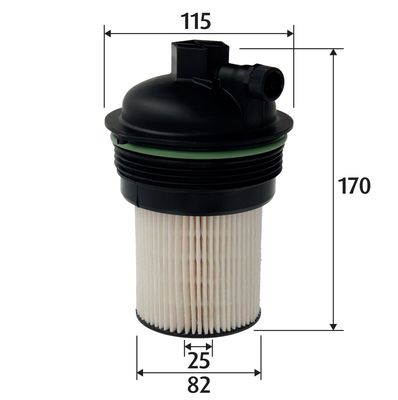 Filtre à carburant — Valeo 587950