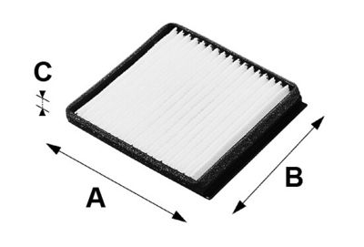 Filtre, air de l'habitacle — Valeo 698146