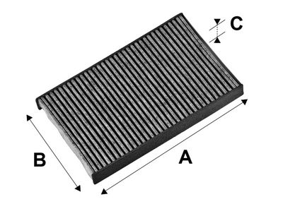 Filtre, air de l'habitacle — Valeo 698714