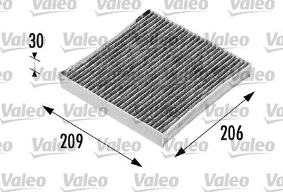 Filtre, air de l'habitacle — Valeo 698715