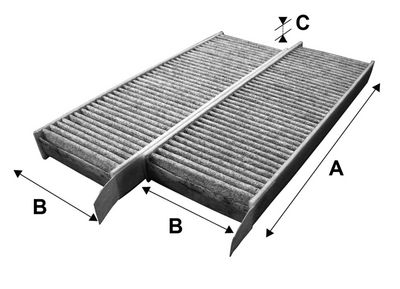 Filtre, air de l'habitacle — Valeo 715555