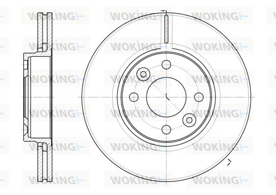 Illustration technique WOKING D6683.10