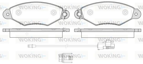 Illustration technique WOKING P7433.30